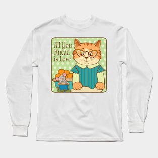 Baking Cat and Mouse Long Sleeve T-Shirt